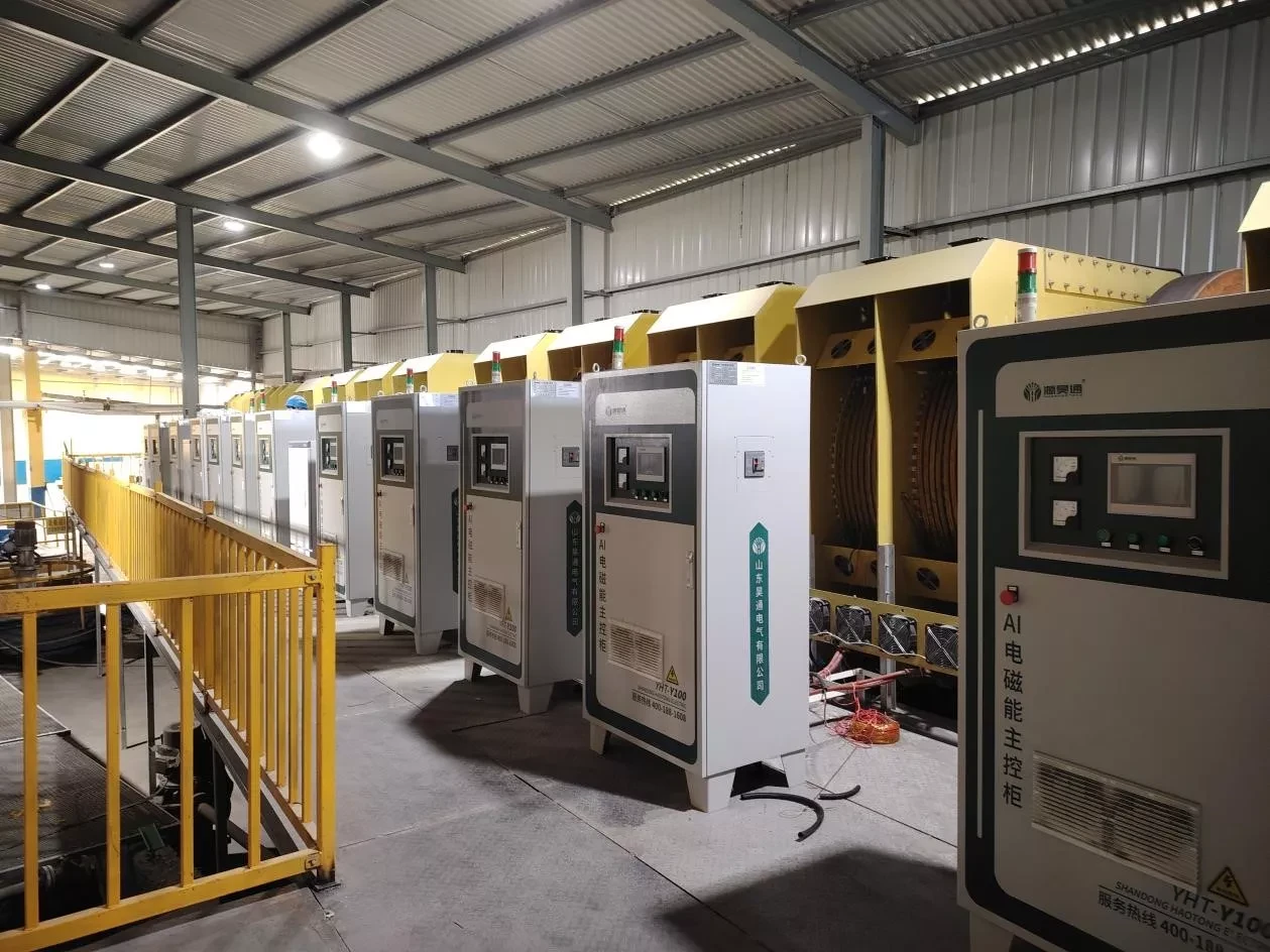 聊城信发集团1200KW电磁回转窑冰晶石除碳煅烧项目 25米窑体 850℃